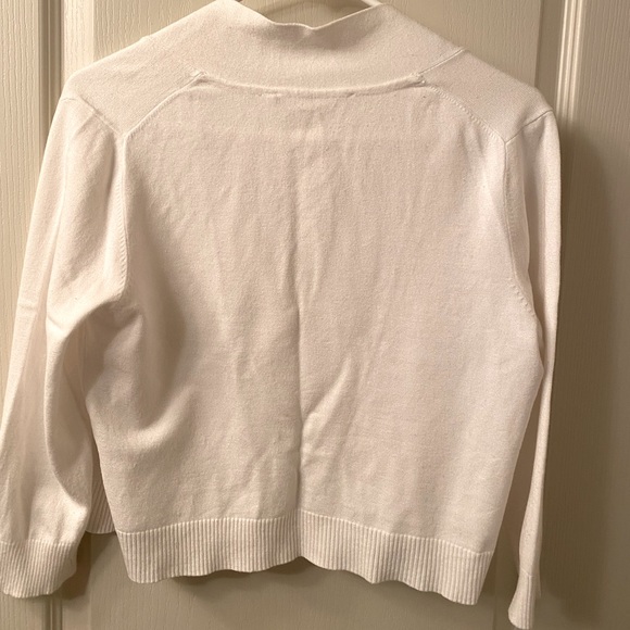 Cream cropped Contemporaine cardigan - Picture 2 of 3